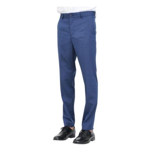 Elegante Blauwe Formele Herenbroek Selected Homme , Blue , Heren