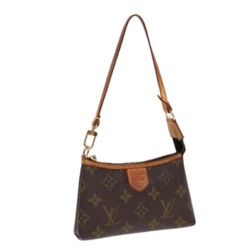 Pre-owned Canvas pouches Louis Vuitton Vintage , Brown , Dames