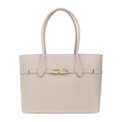 Grote shopper tas Furla , Beige , Dames