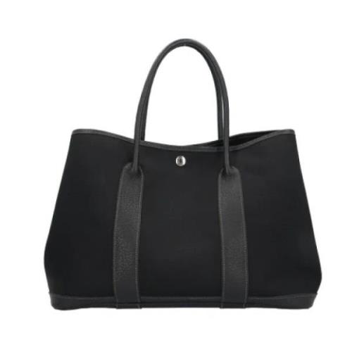 Pre-owned Leather totes Hermès Vintage , Black , Dames