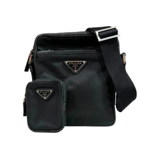 Pre-owned Nylon prada-bags Prada Vintage , Black , Dames