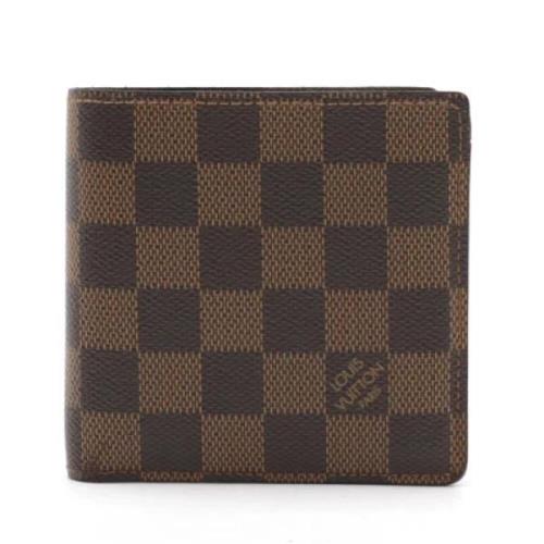 Pre-owned Canvas wallets Louis Vuitton Vintage , Brown , Heren