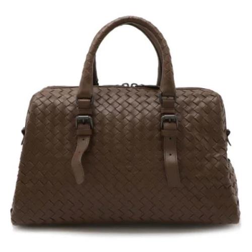 Pre-owned Leather handbags Bottega Veneta Vintage , Brown , Dames