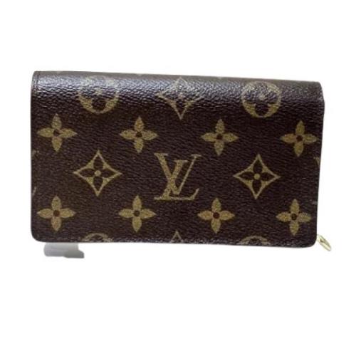 Pre-owned Canvas wallets Louis Vuitton Vintage , Brown , Dames