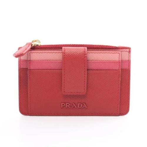 Pre-owned Leather home-office Prada Vintage , Red , Dames