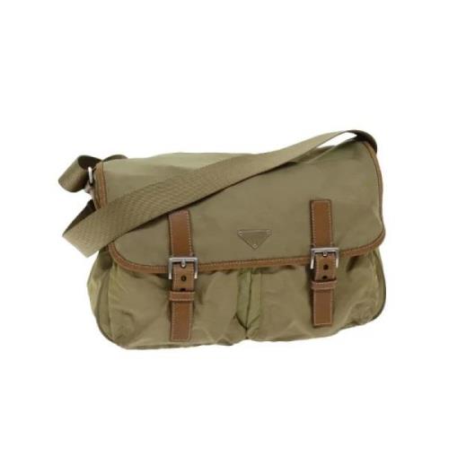 Pre-owned Nylon prada-bags Prada Vintage , Beige , Dames