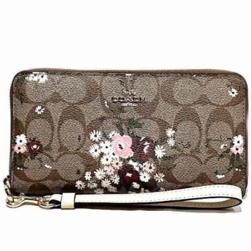 Pre-owned Canvas wallets Coach Pre-owned , Brown , Dames