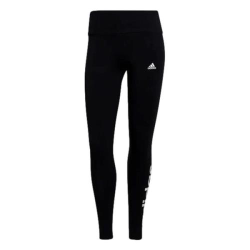 Loungewear Essentials High-Waisted Logo Leggings Adidas , Black , Dame...