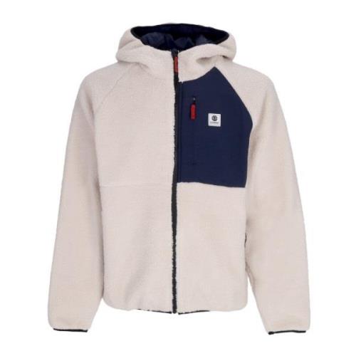 Omkeerbare Beer Zip Hoodie Natuurlijk Element , Beige , Heren