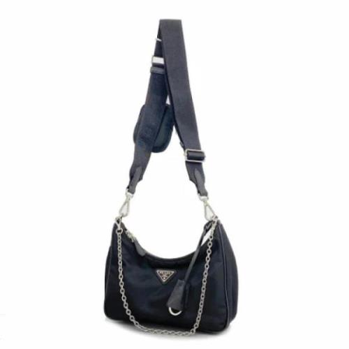 Pre-owned Nylon prada-bags Prada Vintage , Black , Dames