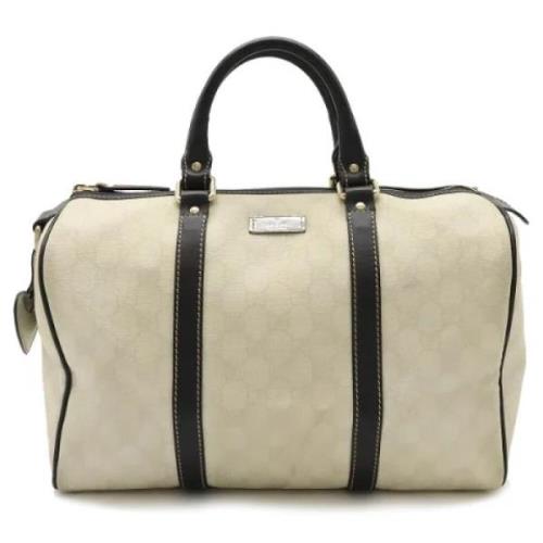 Pre-owned Canvas handbags Gucci Vintage , Beige , Dames