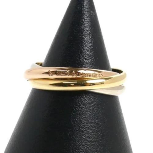 Pre-owned Rose Gold rings Cartier Vintage , Yellow , Dames