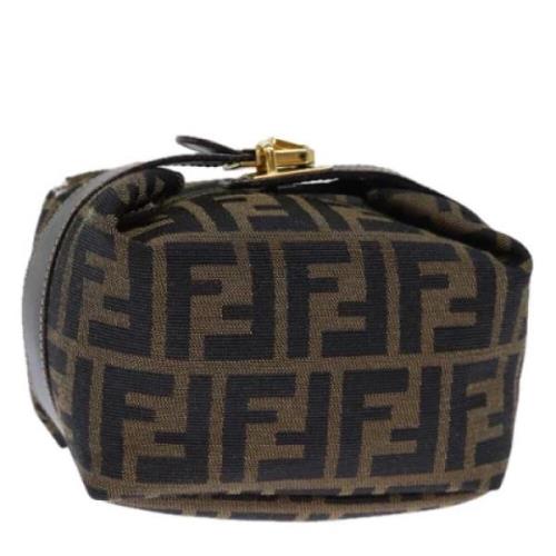 Pre-owned Canvas fendi-bags Fendi Vintage , Brown , Dames