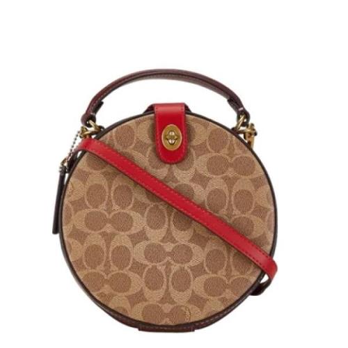 Pre-owned Leather handbags Coach Pre-owned , Brown , Dames