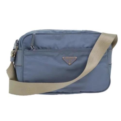 Pre-owned Nylon prada-bags Prada Vintage , Blue , Dames