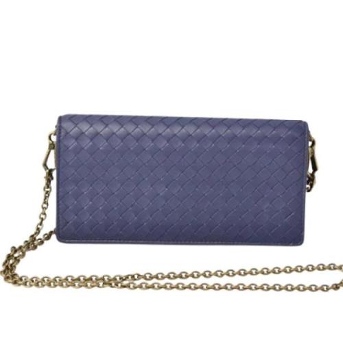 Pre-owned Fabric wallets Bottega Veneta Vintage , Blue , Dames