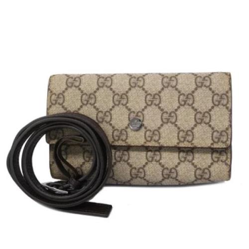 Pre-owned Plastic gucci-bags Gucci Vintage , Brown , Dames