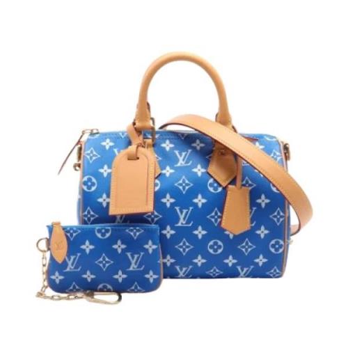 Pre-owned Leather louis-vuitton-bags Louis Vuitton Vintage , Blue , Da...