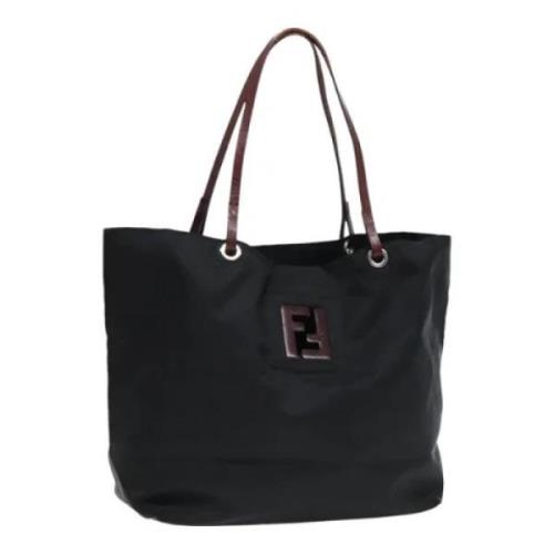 Pre-owned Nylon totes Fendi Vintage , Black , Dames