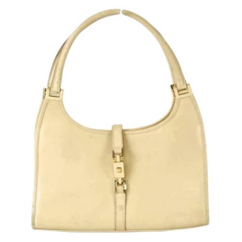 Pre-owned Leather gucci-bags Gucci Vintage , Beige , Dames