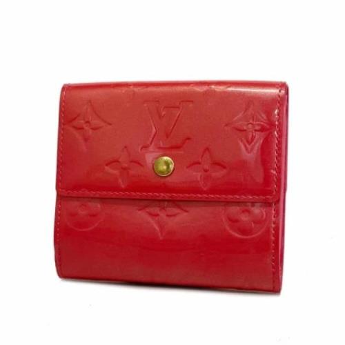 Pre-owned Fabric wallets Louis Vuitton Vintage , Red , Dames