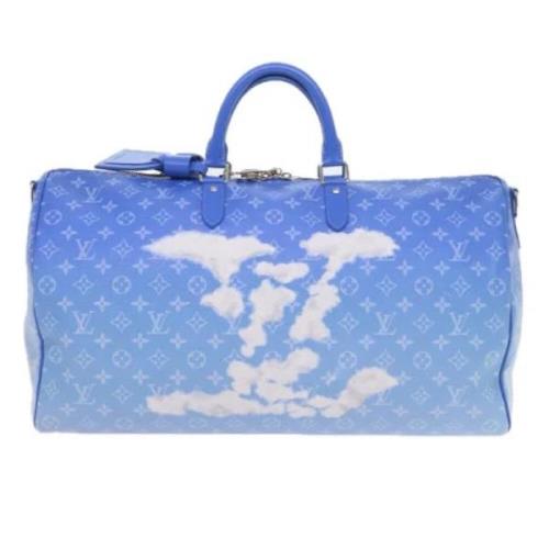 Pre-owned Canvas louis-vuitton-bags Louis Vuitton Vintage , Blue , Dam...