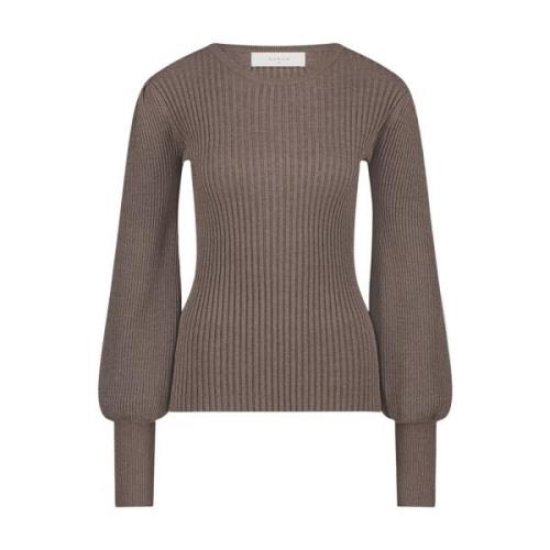 Lurex Mulberry Pullover Sweater Nukus , Brown , Dames