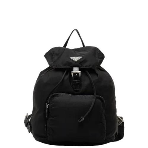 Pre-owned Canvas backpacks Prada Vintage , Black , Dames