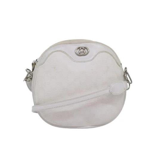 Pre-owned Canvas gucci-bags Gucci Vintage , White , Dames