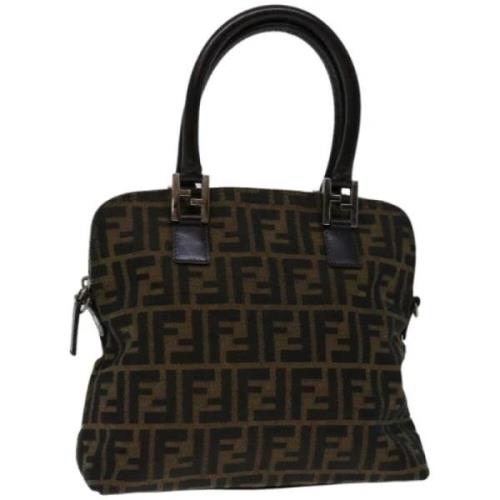 Pre-owned Canvas fendi-bags Fendi Vintage , Brown , Dames