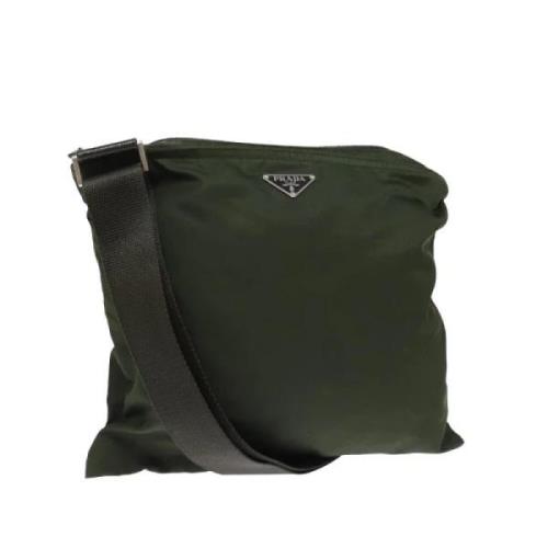 Pre-owned Nylon prada-bags Prada Vintage , Green , Dames