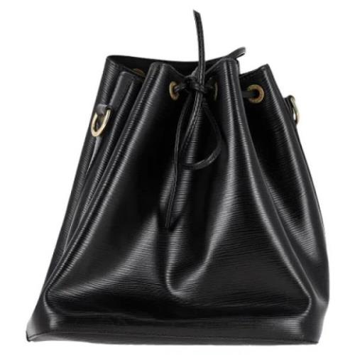 Pre-owned Leather louis-vuitton-bags Louis Vuitton Vintage , Black , D...