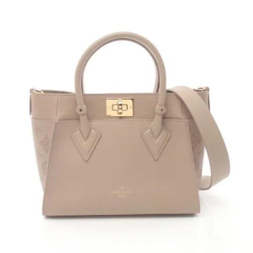 Pre-owned Leather louis-vuitton-bags Louis Vuitton Vintage , Beige , D...