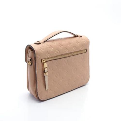 Pre-owned Leather louis-vuitton-bags Louis Vuitton Vintage , Beige , D...