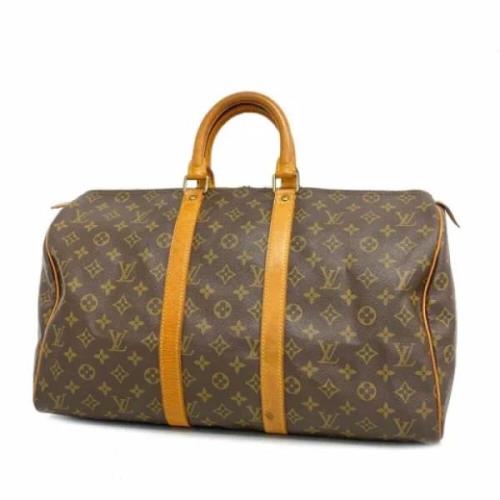 Pre-owned Fabric louis-vuitton-bags Louis Vuitton Vintage , Brown , Da...