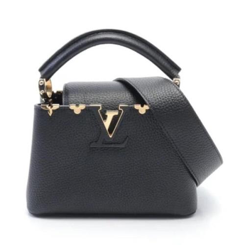 Pre-owned Leather louis-vuitton-bags Louis Vuitton Vintage , Black , D...