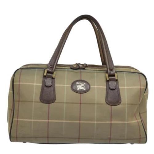 Pre-owned Canvas handbags Burberry Vintage , Brown , Dames