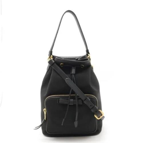 Pre-owned Canvas prada-bags Prada Vintage , Black , Dames