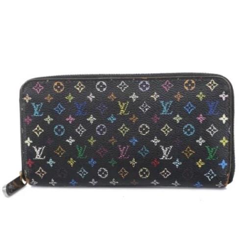 Pre-owned Fabric wallets Louis Vuitton Vintage , Black , Dames