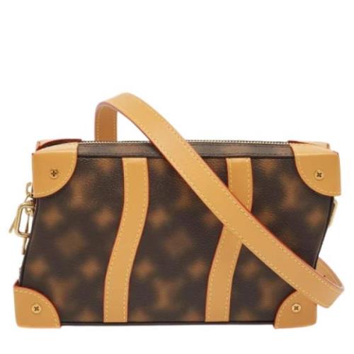 Pre-owned Canvas handbags Louis Vuitton Vintage , Brown , Dames