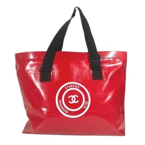 Pre-owned Vinyl chanel-bags Chanel Vintage , Red , Dames