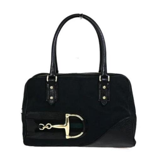 Pre-owned Canvas gucci-bags Gucci Vintage , Black , Dames