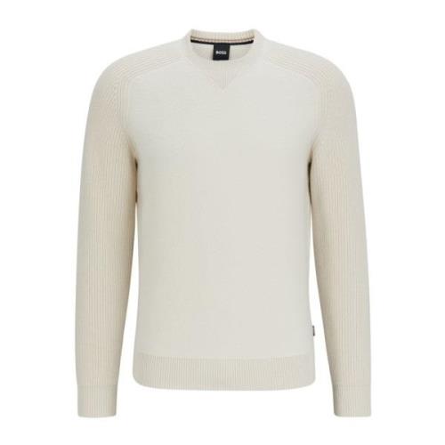 Matero Ecrù Trui Hugo Boss , White , Heren