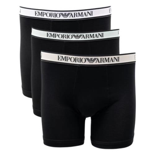 3-Pack Boxer Shorts Emporio Armani , Black , Heren