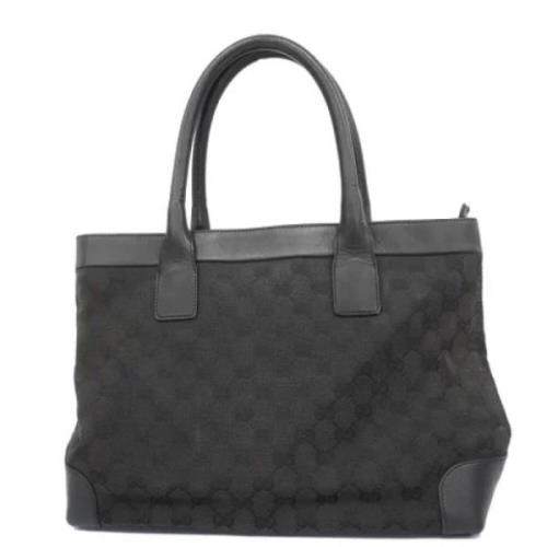 Pre-owned Canvas gucci-bags Gucci Vintage , Black , Dames