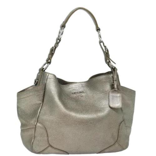 Pre-owned Leather prada-bags Prada Vintage , Beige , Dames