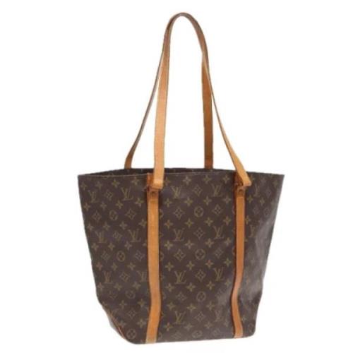 Pre-owned Canvas totes Louis Vuitton Vintage , Brown , Dames