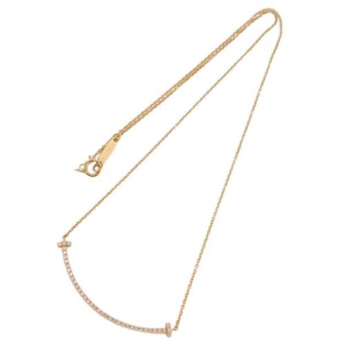 Pre-owned Rose Gold necklaces Tiffany & Co. Pre-owned , Yellow , Dames