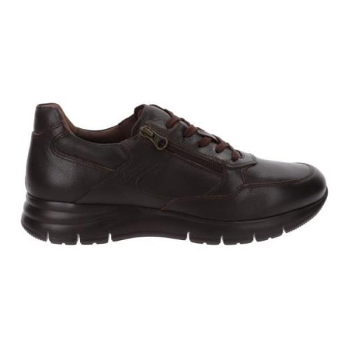 Heren Sneakers van Leer Nerogiardini , Brown , Heren