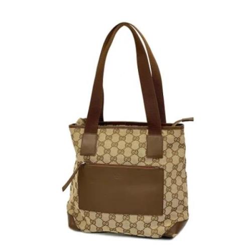 Pre-owned Canvas gucci-bags Gucci Vintage , Brown , Dames